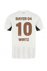 Bayer Leverkusen Florian Wirtz #10 Fotballdrakt Borte Klær 2024-25 Korte ermer